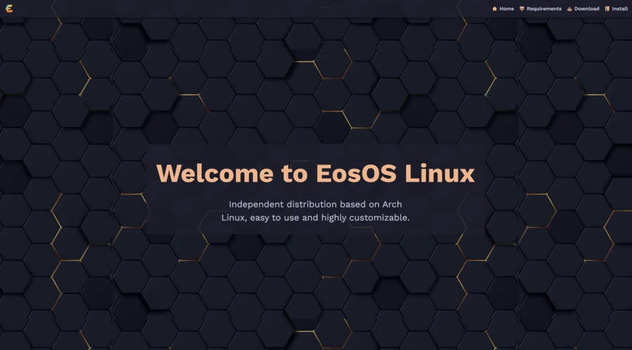 Website para EosOS