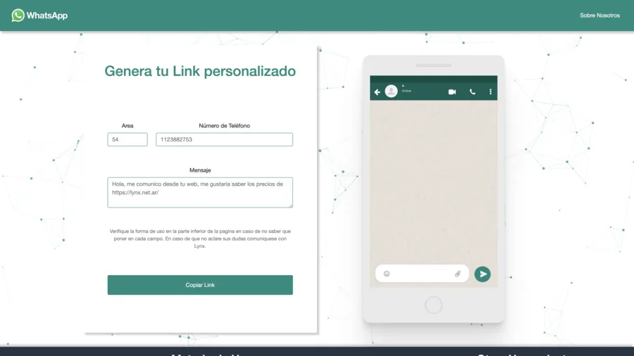 WhatsApp Link Generator
